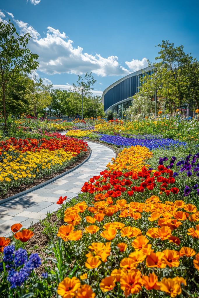 12. Color Therapy Garden