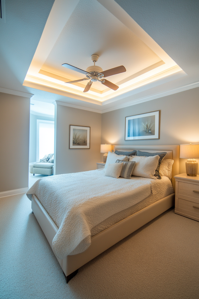12. Integrated Ceiling Fans for Function and Style