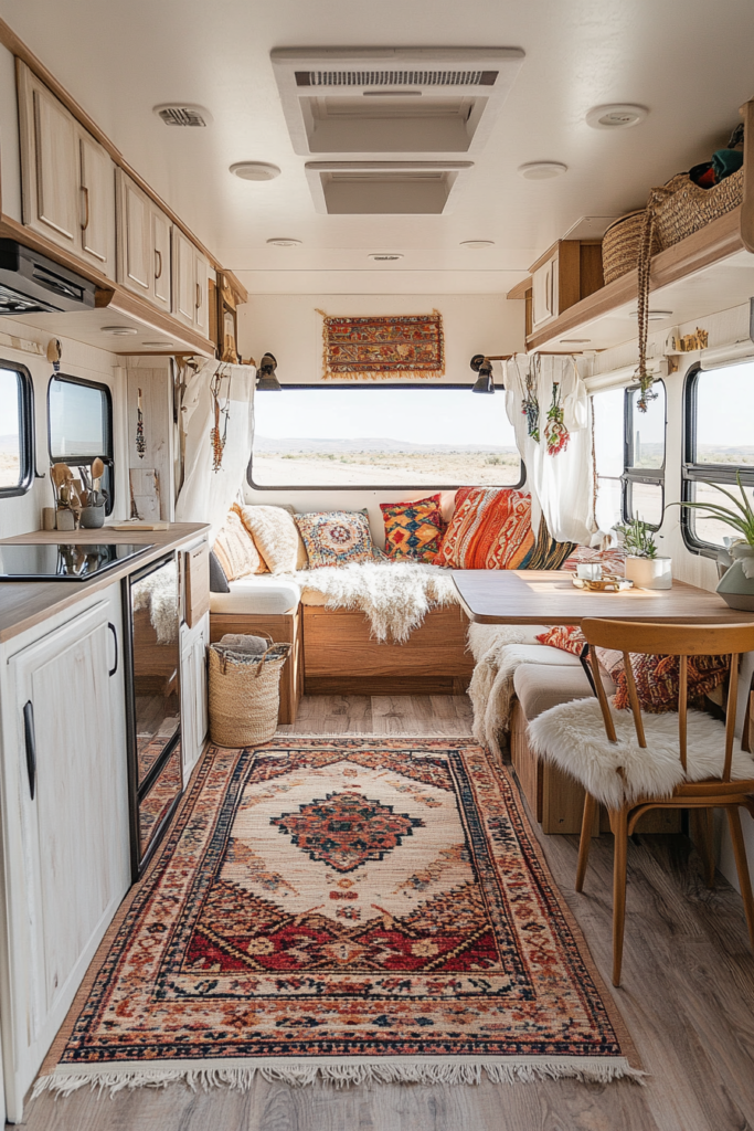 12. Layered Rugs for Comfort and Style