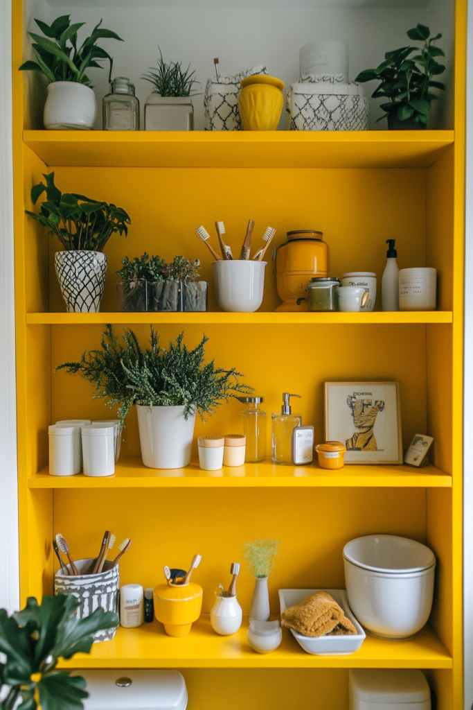 14. Yellow Shelves for Practical Pop