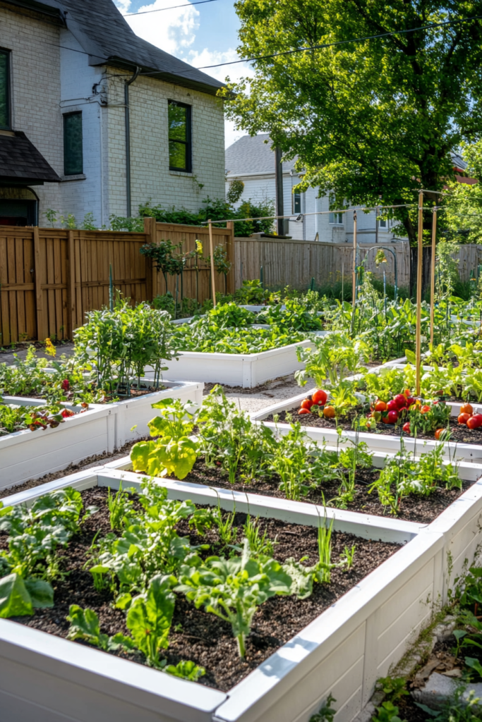 15. Modular Plastic Raised Beds
