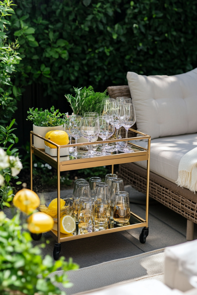 16. Add an Outdoor Bar Cart
