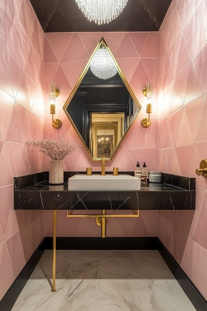 17. Art Deco Pink Flair