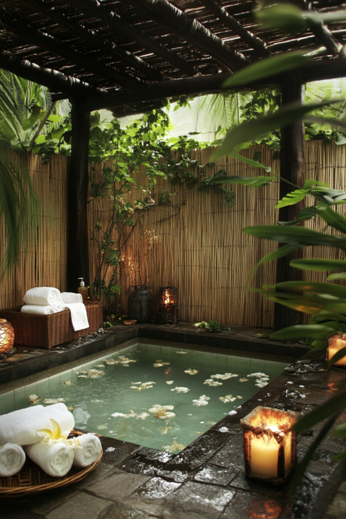 17. Create a Nature-Inspired Spa Retreat