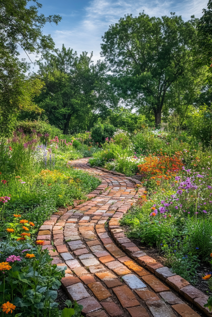 17. Reclaimed Brick Path