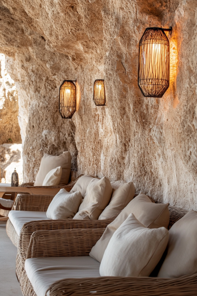 17. Textured Glass Wall Sconces