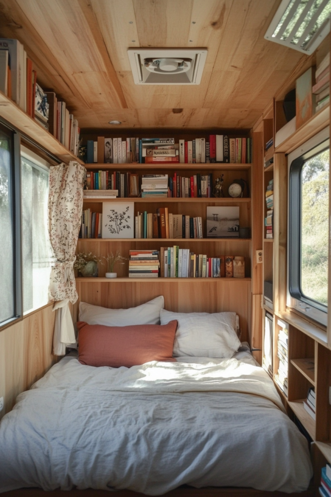 17. Use High Shelves for Extra Storage