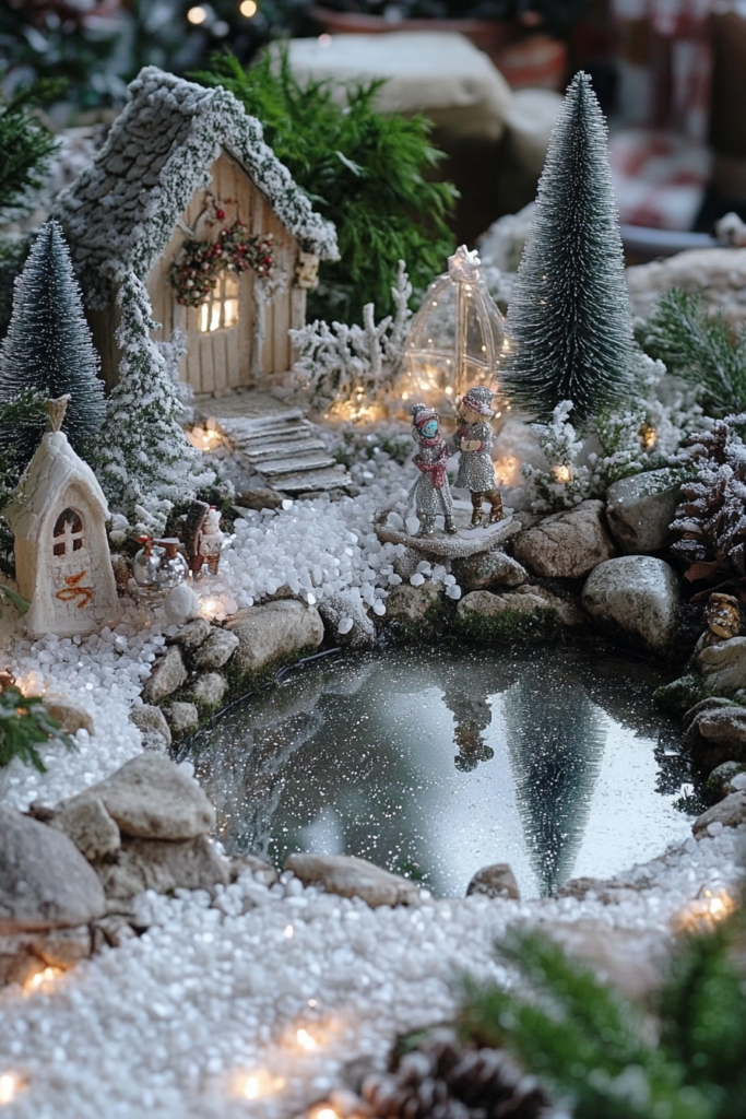 17. Winter Wonderland Fairy Garden