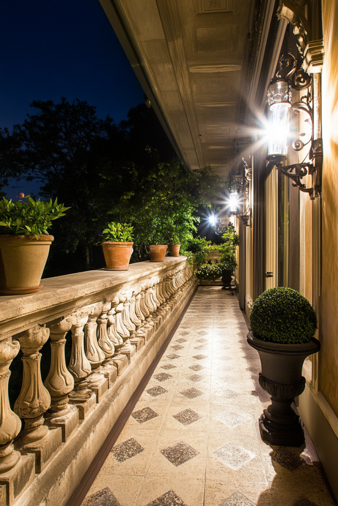 18. Architectural Spotlights for Feature Accentuation