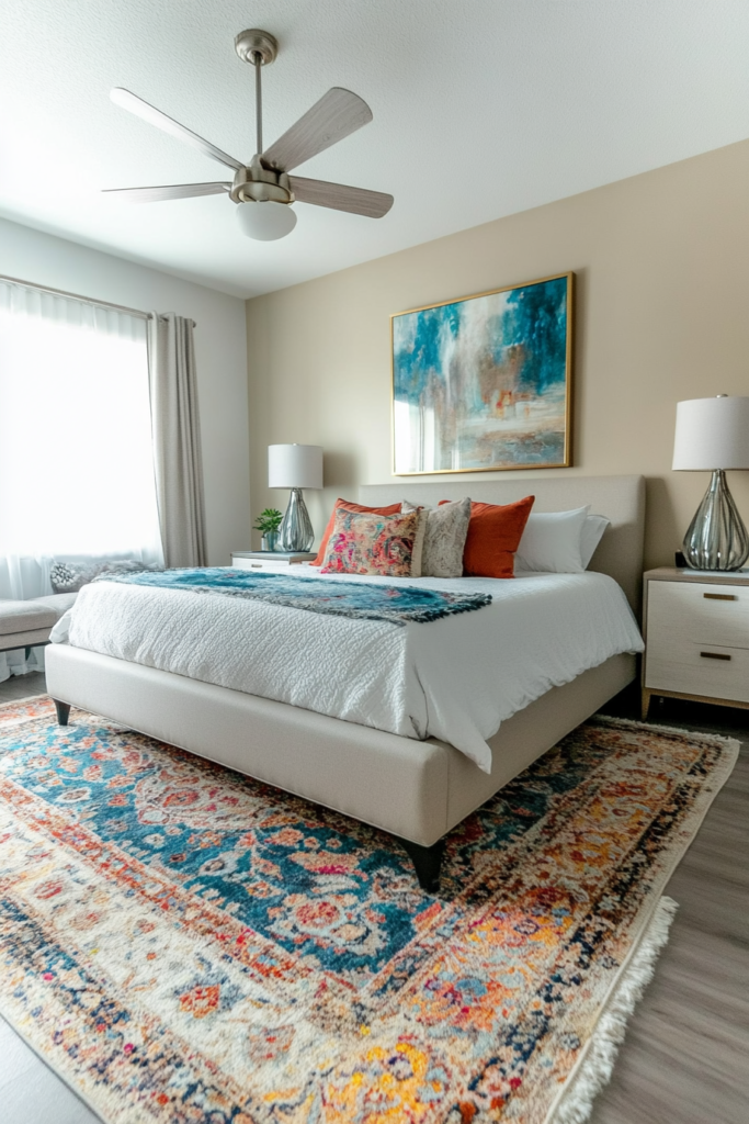 2. Go for Neutral Tones with a Touch of Color