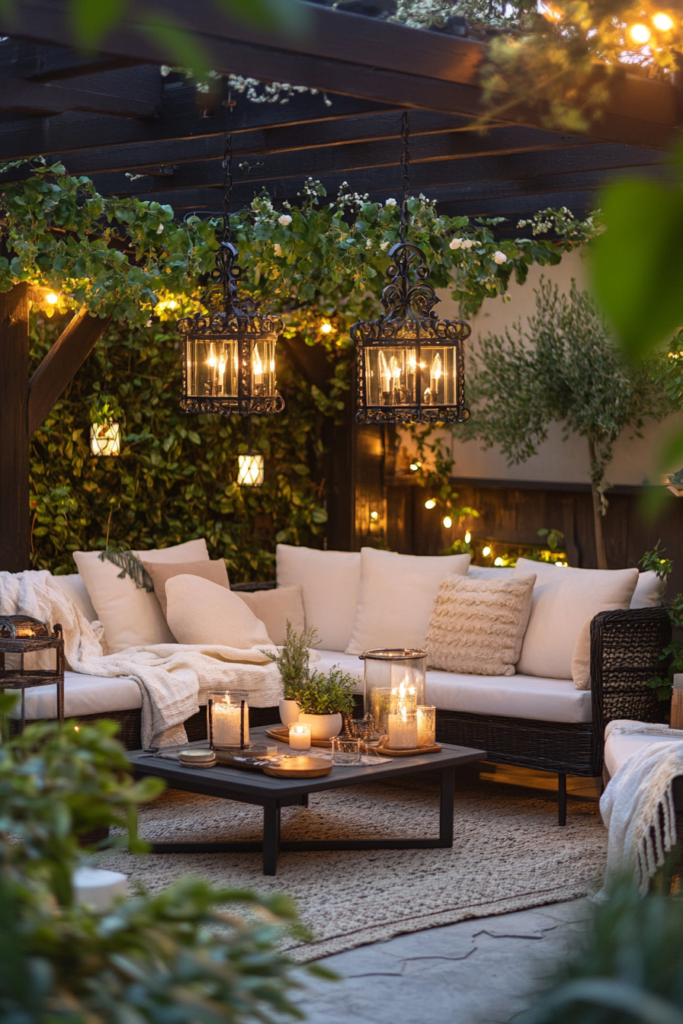 2. Hang a Statement Chandelier