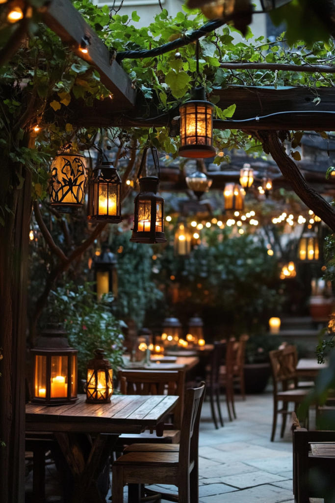 2. Lanterns for a Rustic Touch