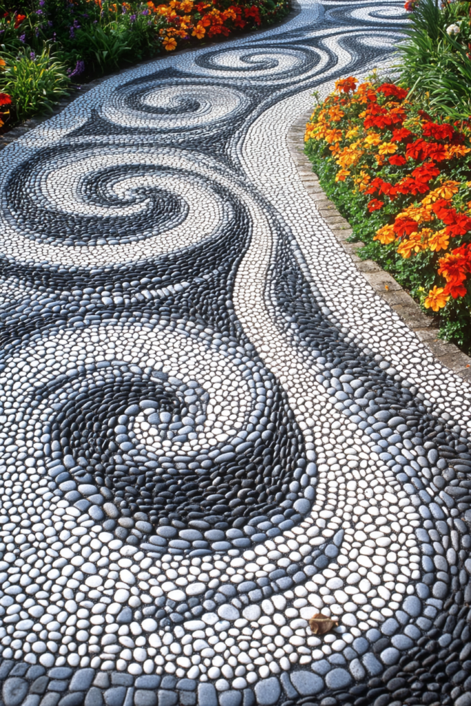 2. Pebble Mosaic Pathway