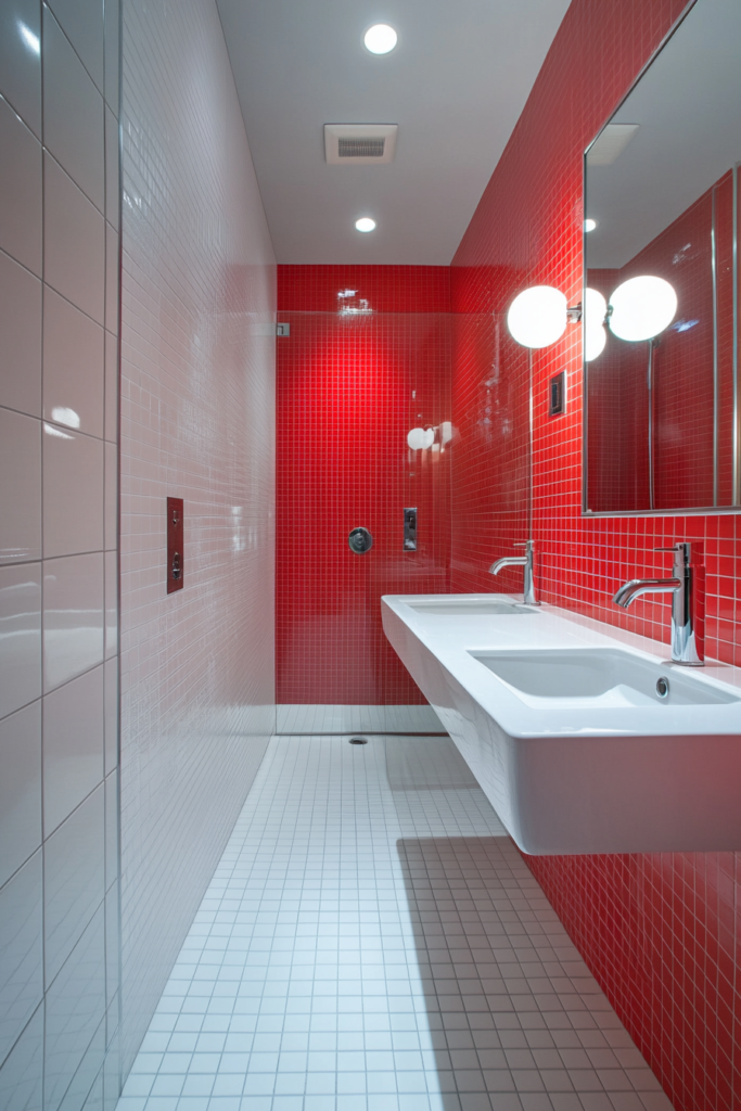 2. Red and White: A Classic Combination