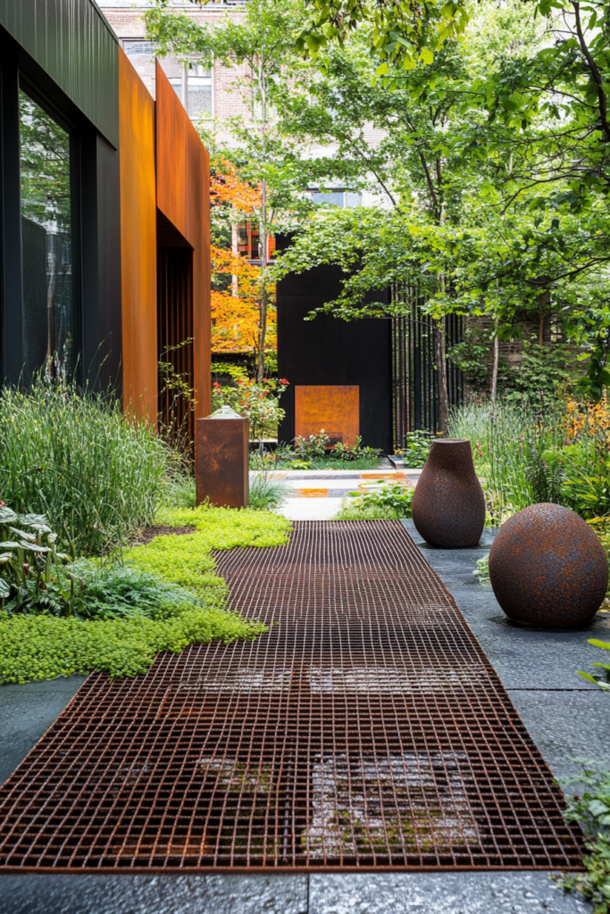 20. Metal Grate Walkway