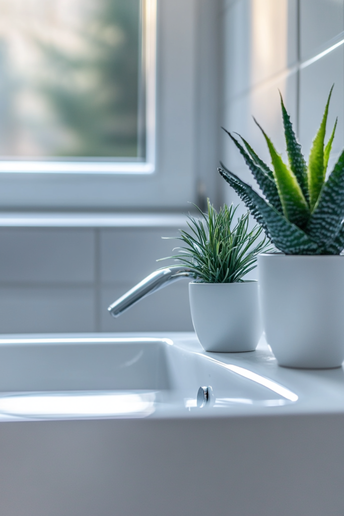 20. Minimalist Plant Accents