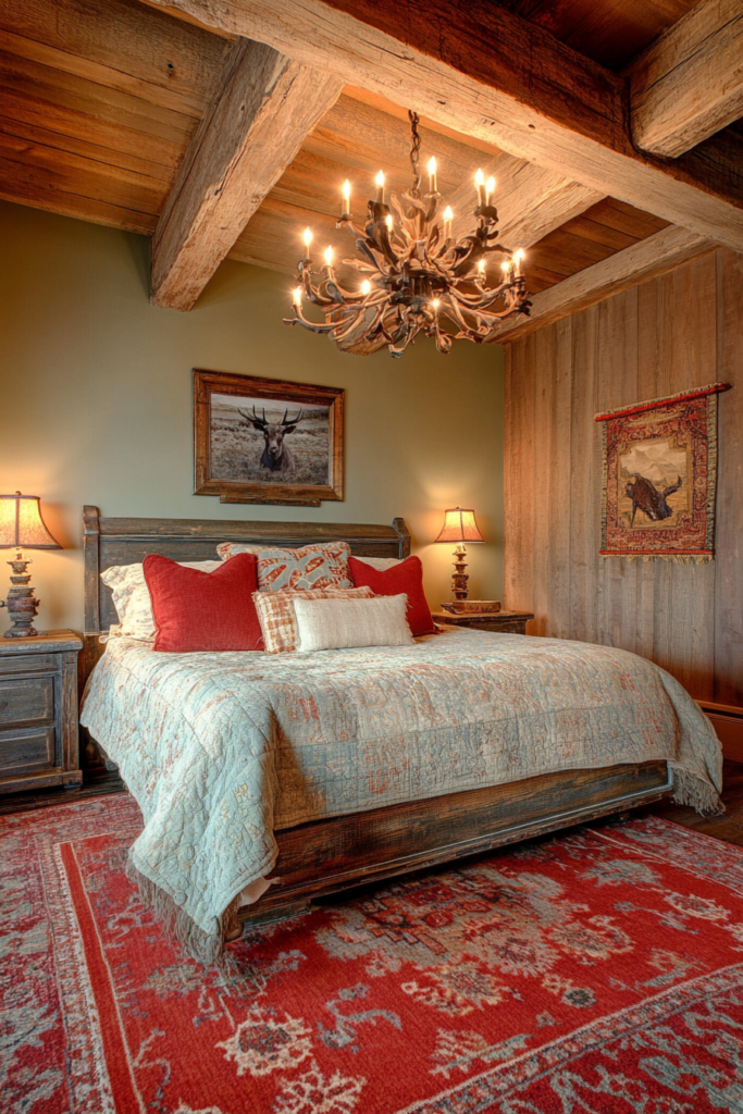 20. Reclaimed Wood Ceiling Beams