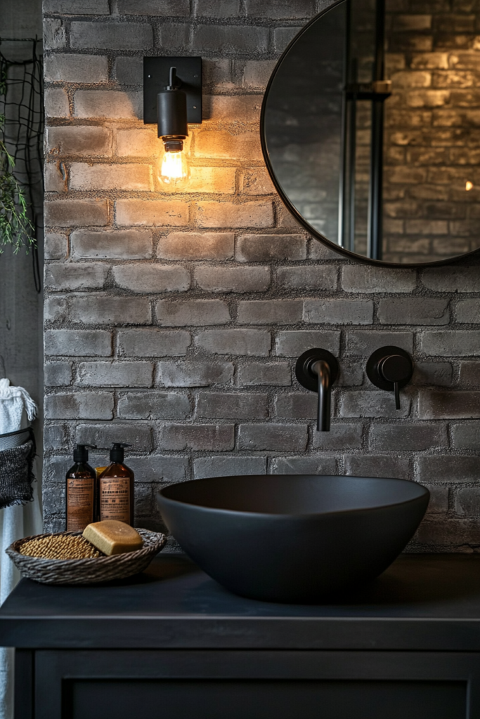 21. Grey Painted Brick