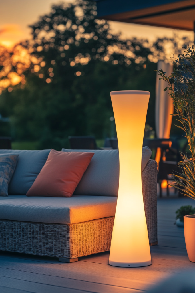 23. Outdoor Floor Lamps