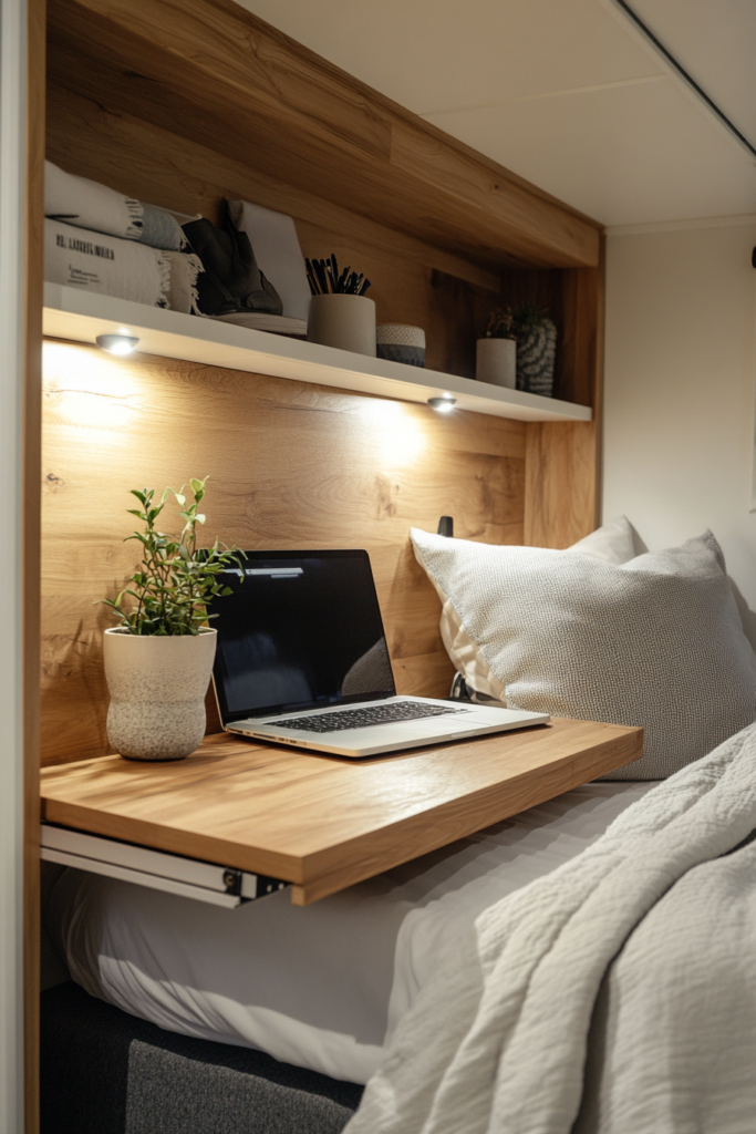 3. Invest in a Foldable Desk