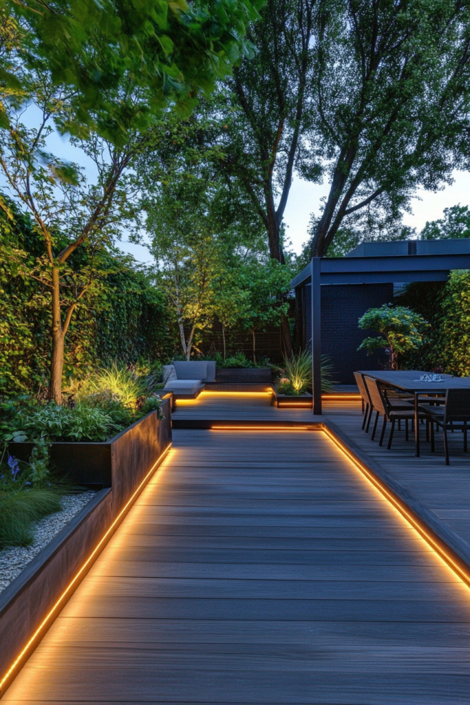 3. LED Strip Lights: Modern and Sleek