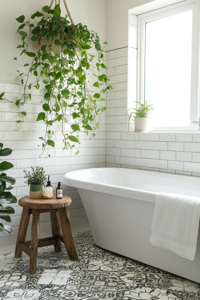 4. Bathroom Greenery Boost