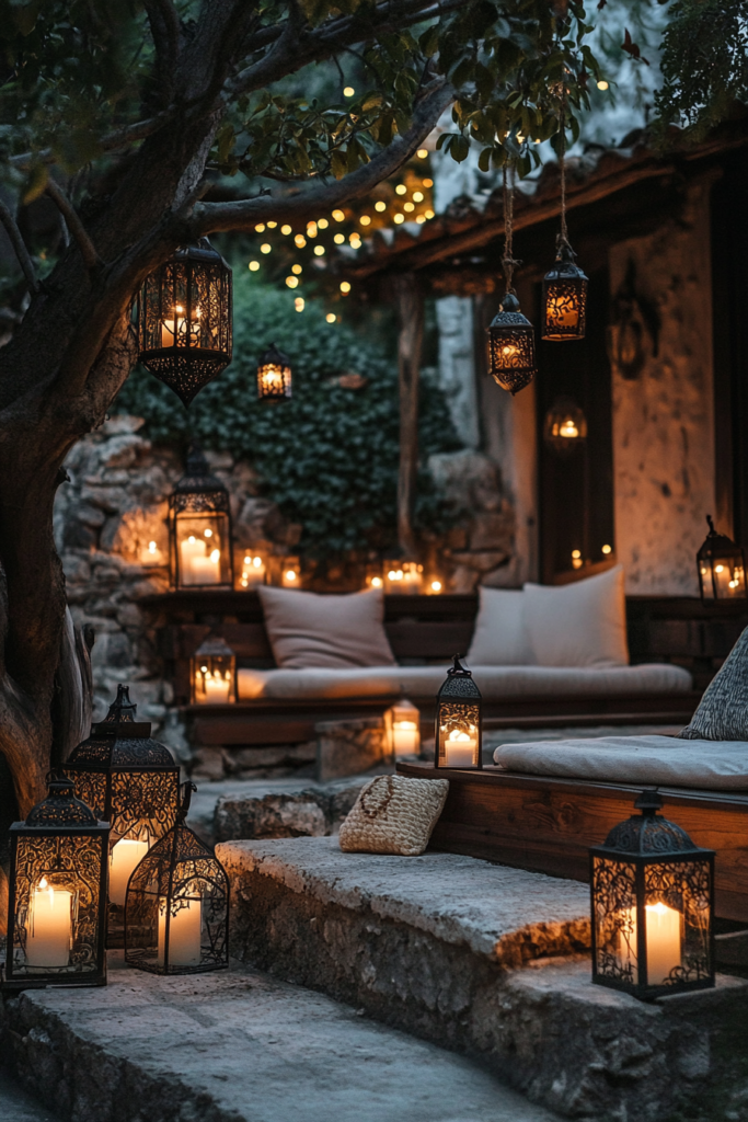 4. Lanterns: Vintage Elegance with Versatility