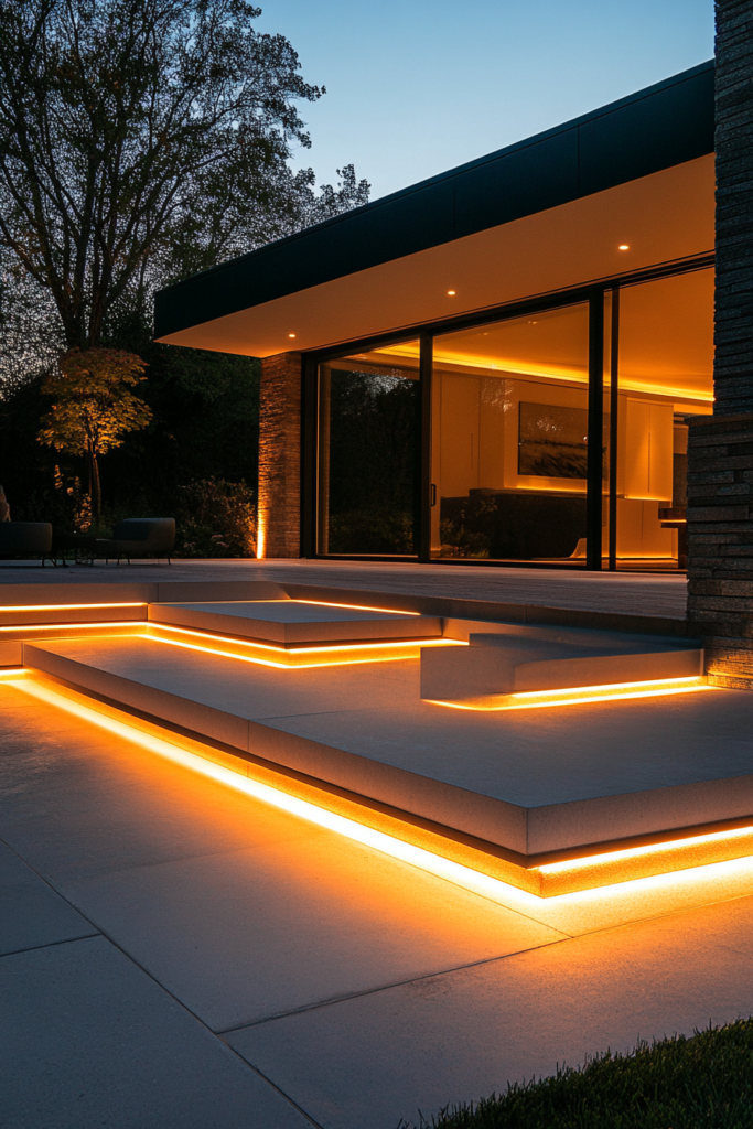 4. Minimalist LED Strips