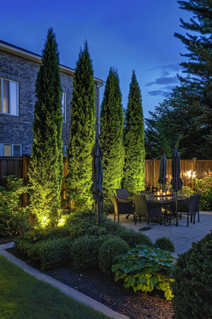 4. Spotlighting Trees and Shrubs