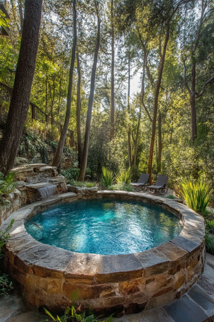 4. Stone Surround for a Natural Look