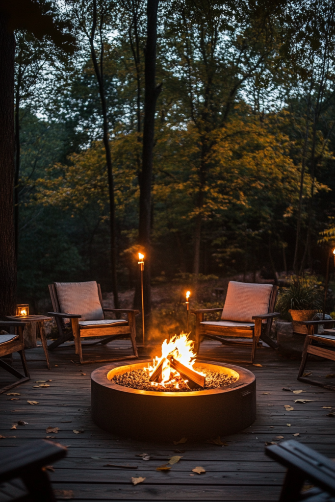 5. Fire Pit Lighting: A Cozy and Inviting Glow