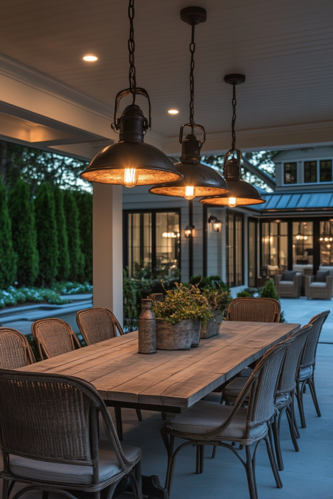 5. Hanging Pendant Lights for a Chic Look