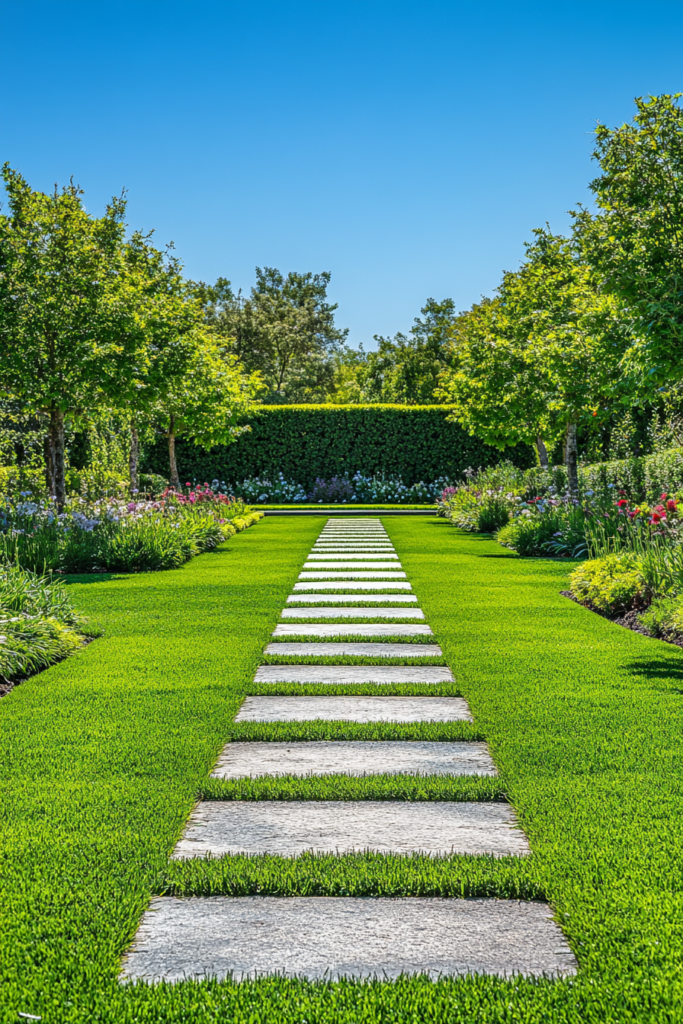6. Grass Strip Pathway