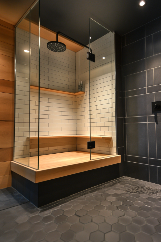 7. Clear Glass Dividers for a Seamless Look