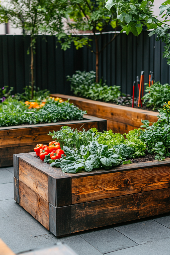 7. Elevated Garden Tables