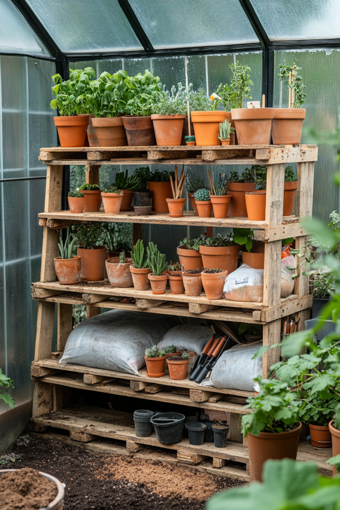 7. Pallet Potting Bench