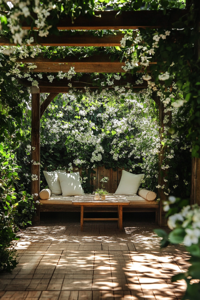 7. Pergola Covered in Vines