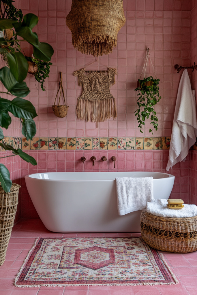 8. Bohemian Pink Delight