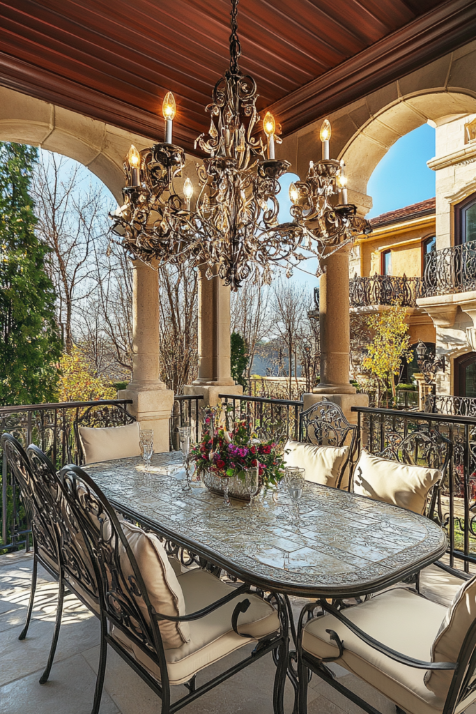 8. Chandelier for a Luxurious Feel