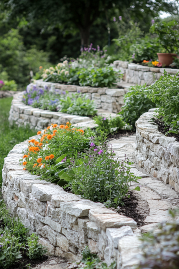 8. Stone Border Beds