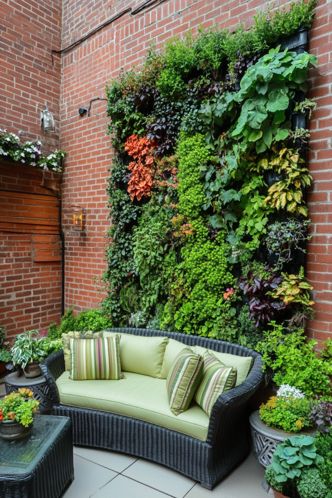 8. Vertical Garden for a Green Oasis