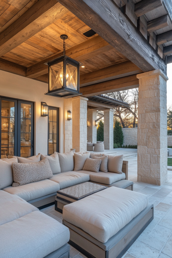 9. Cushioned Seating Area