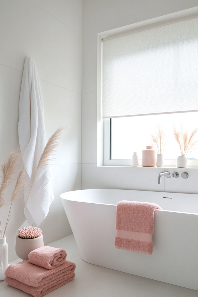 9. Minimalist Pink Touches