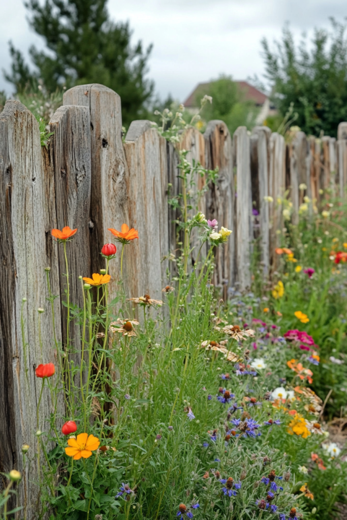9. Reclaimed Wood Fence