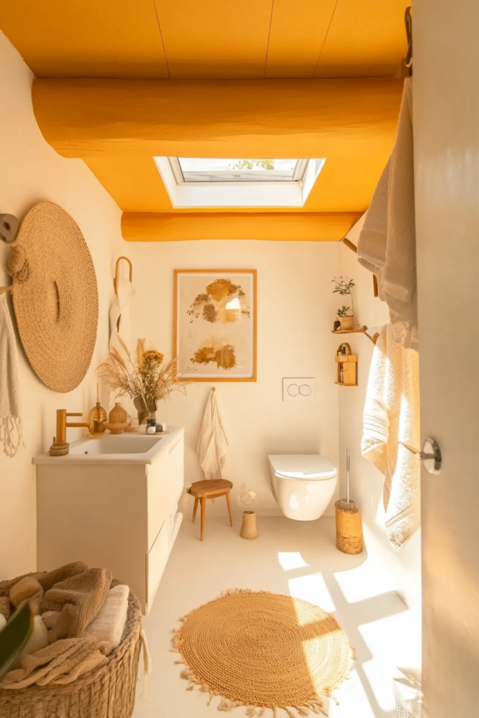 Bold Yellow Ceiling Surprise