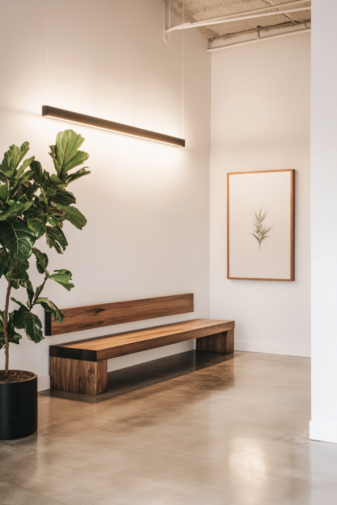 12. Minimalist Fixtures with Clean Lines