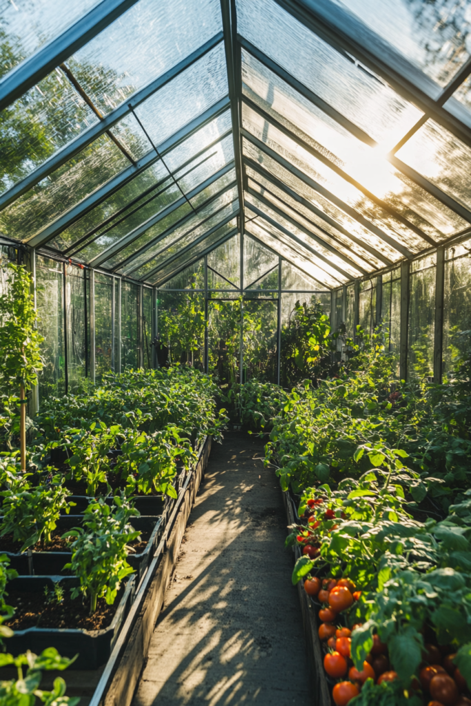 13. Greenhouse Garden Ideas