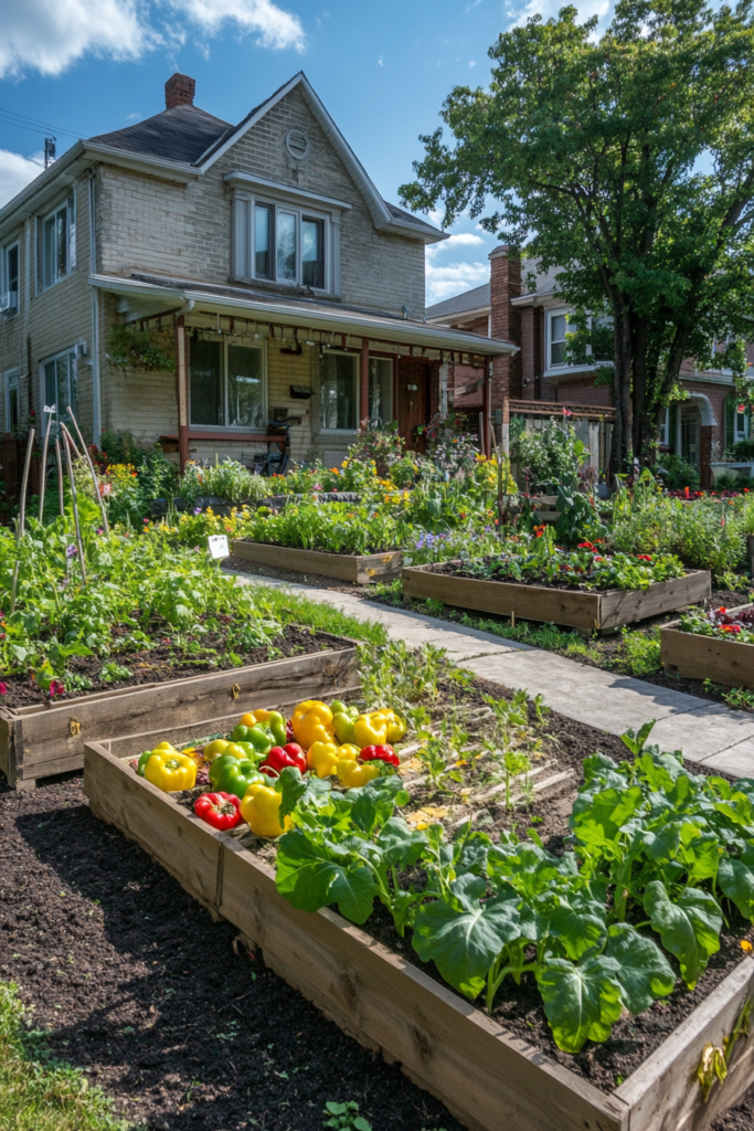 14. Front Yard Vegetable Garden