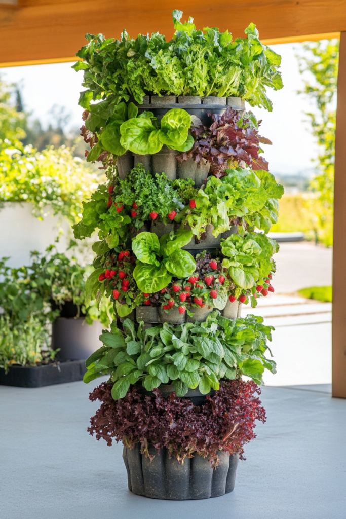 16. Container Tower Gardens
