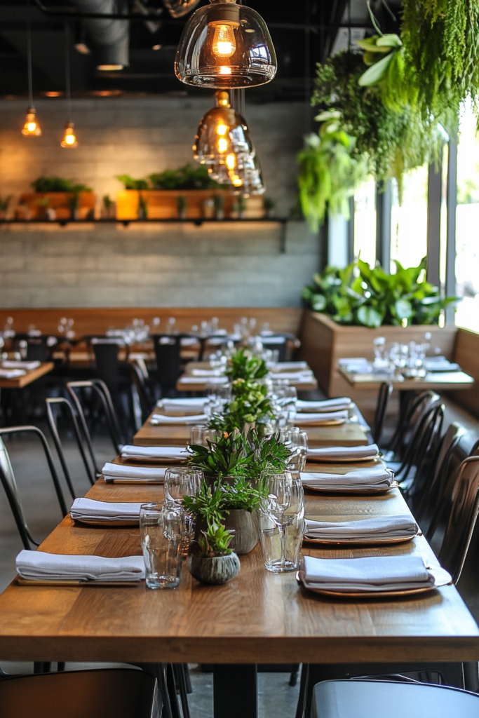 16. Place a Plant on the Dining Table